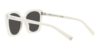 Prada PR 23ZS women White Squared Sunglasses