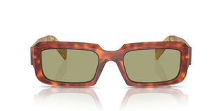 Prada Pr 27zs Men Brown Geometric Sunglasses