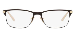 Prada PR 55ZV men Black Geometric Eyeglasses
