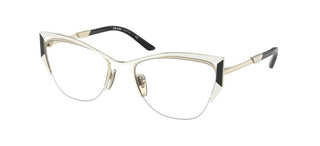 Prada PR 63YV women Gold Squared Eyeglasses