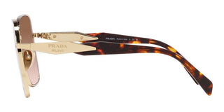 Prada PR 64ZS women Gold Squared Sunglasses