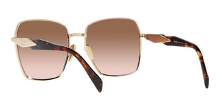 Prada PR 64ZS women Gold Squared Sunglasses