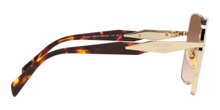 Prada PR 64ZS women Gold Squared Sunglasses