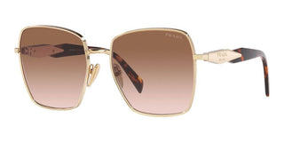 Prada PR 64ZS women Gold Squared Sunglasses