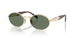 Prada PR 65ZS women Gold Oval Sunglasses