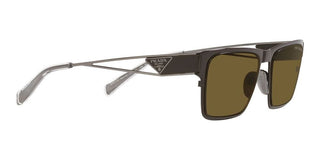 Prada PR 71ZS men Green Geometric Sunglasses