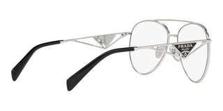 Prada PR 73ZS women Silver Pilot Sunglasses