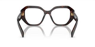 Prada PR A07V women Havana Geometric Eyeglasses