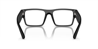 Prada PR A08V men Black Geometric Eyeglasses