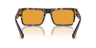 Prada PR A10S men Havana Geometric Sunglasses