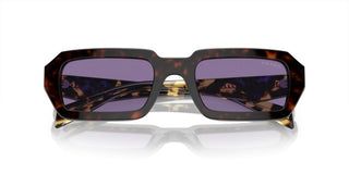 Prada PR A12S women Havana Geometric Sunglasses
