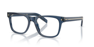 Prada Pr A13v Men Blue Squared Eyeglasses