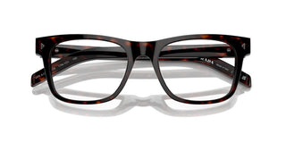 Prada Pr A13v Men Havana Squared Eyeglasses