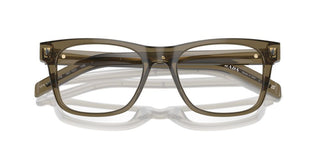 Prada Pr A13v Men Green Squared Eyeglasses