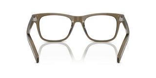 Prada PR A13V men Green Squared Eyeglasses