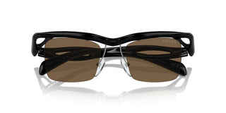 Prada Pr A15s Men Black Geometric Sunglasses