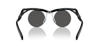 Prada Pr A18s Men Black Round Sunglasses