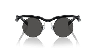 Prada Pr A18s Men Black Round Sunglasses