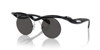 Prada Pr A18s Men Black Round Sunglasses