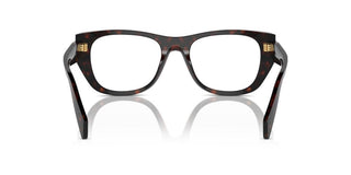 Prada PR A18V women Havana Geometric Eyeglasses
