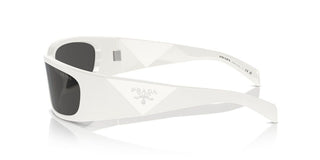 Prada Pr A19s Men White Squared Sunglasses