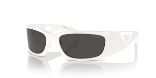 Prada Pr A19s Men White Squared Sunglasses