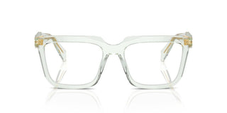 Prada Pr A19v Women Transparent Squared Eyeglasses