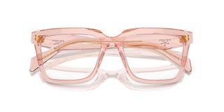 Prada PR A19V women Transparent Squared Eyeglasses