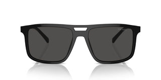 Prada PR A22S men Black Geometric Sunglasses