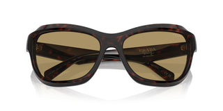 Prada Pr A27s Women Havana Butterfly Sunglasses