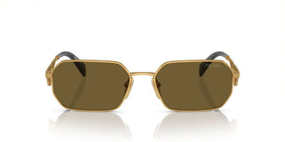 Prada PR A51S women Gold Geometric Sunglasses