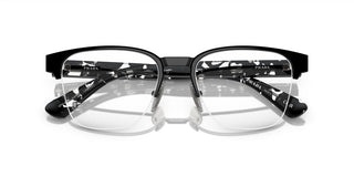 Prada PR A52V men Black Geometric Eyeglasses