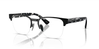 Prada PR A52V men Black Geometric Eyeglasses