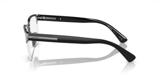 Prada PR A52V men Grey Geometric Eyeglasses