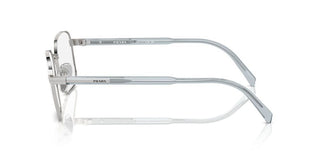 Prada Pr A55v Men Silver Round Eyeglasses