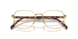 Prada Pr A55v Men Gold Round Eyeglasses