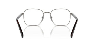 Prada PR A55V men Ruthenium Round Eyeglasses