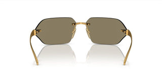 Prada PR A56S women Gold Geometric Sunglasses