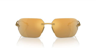 Prada PR A56S women Gold Geometric Sunglasses