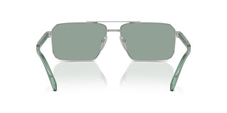 Prada PR A57S men Silver Squared Sunglasses