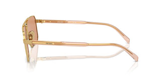 Prada Pr A57s Men Gold Squared Sunglasses