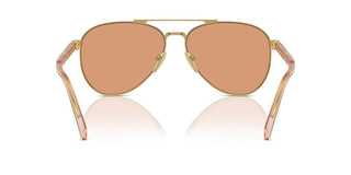 Prada Pr A58s Men Gold Pilot Sunglasses