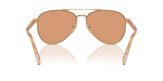 Prada PR A58S men Gold Pilot Sunglasses