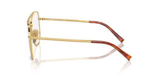 Prada Pr A58v Women Gold Pilot Eyeglasses