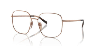 Prada Pr A59v Women Rose Gold Geometric Eyeglasses