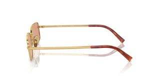 Prada Pr A60s Women Gold Squared Sunglasses