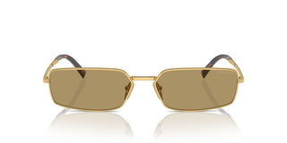 Prada Pr A60s Women Gold Squared Sunglasses