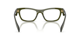 Prada Pr B01v Women Green Squared Eyeglasses