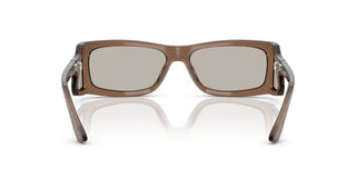 Prada Pr B03s Men Brown Rectangle Sunglasses
