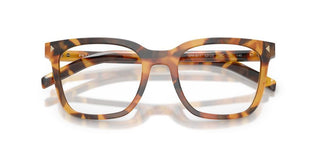 Prada Pr B11v Women Havana Butterfly Eyeglasses